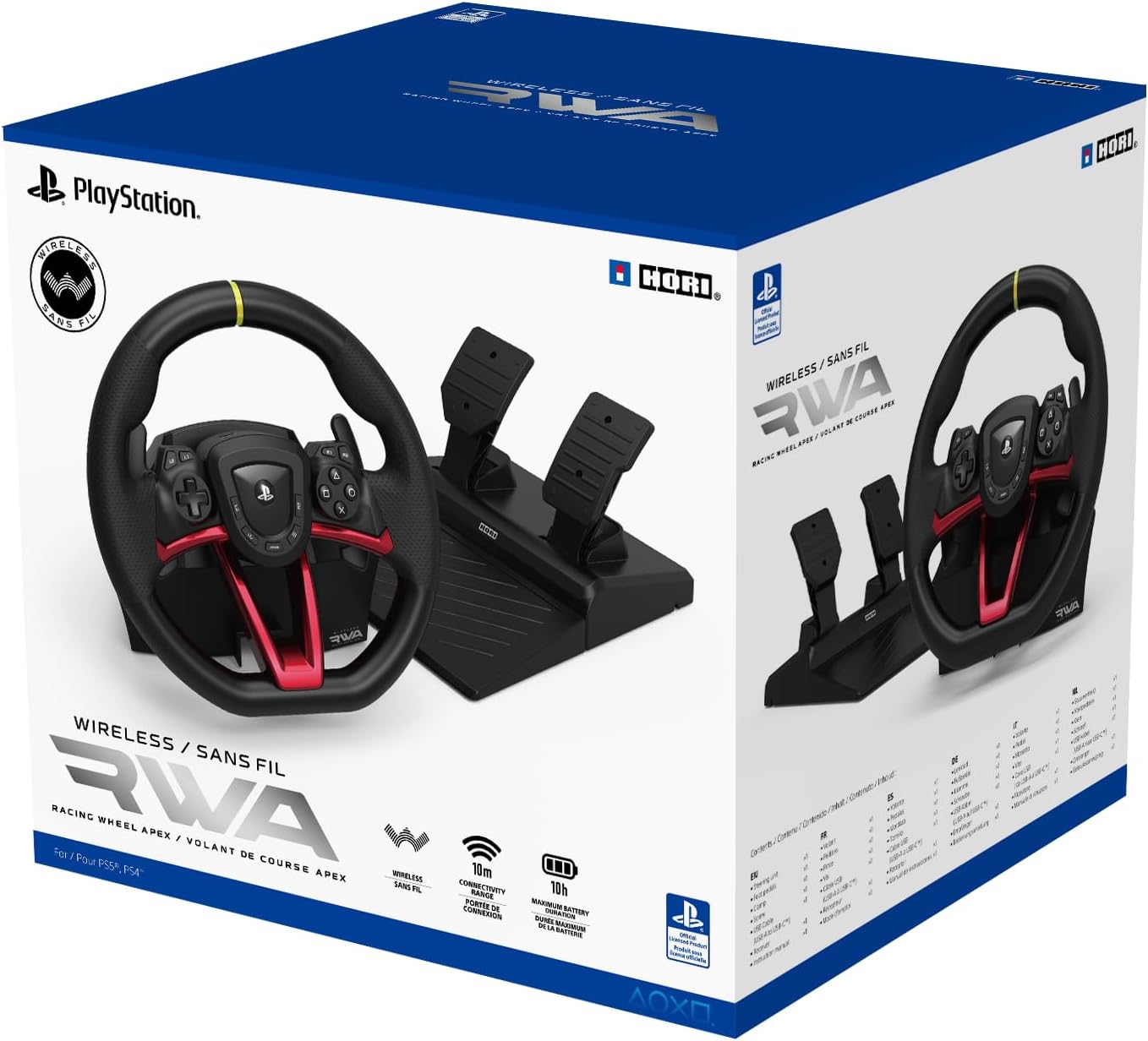Hori Volante Wireless Racing Wheel Apex Spf-022U PS4/PS5/Pc Hori Volante Wireless Racing Wheel Apex Spf-022U PS4/PS5/Pc